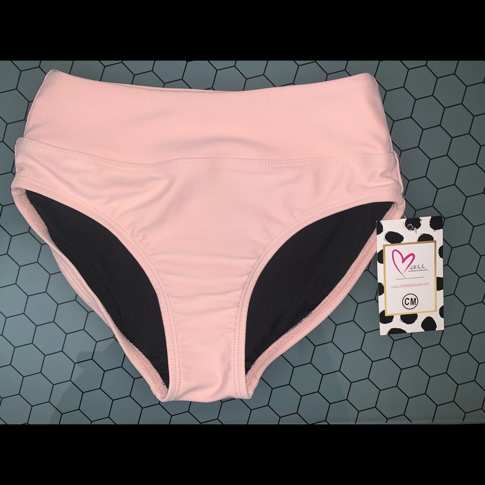 Oh_la_la dancewear - Uptown Brief - Cameo Rose - Child Medium